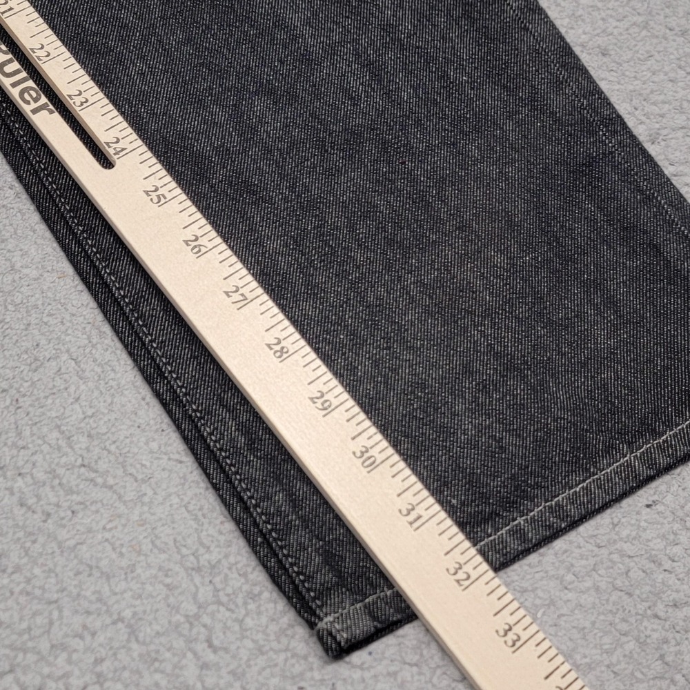 Express Jeans Mens 34x32 (As Measured) Gray Cropped Skinny Flexx Hyper Stretch - Picture 5 of 11